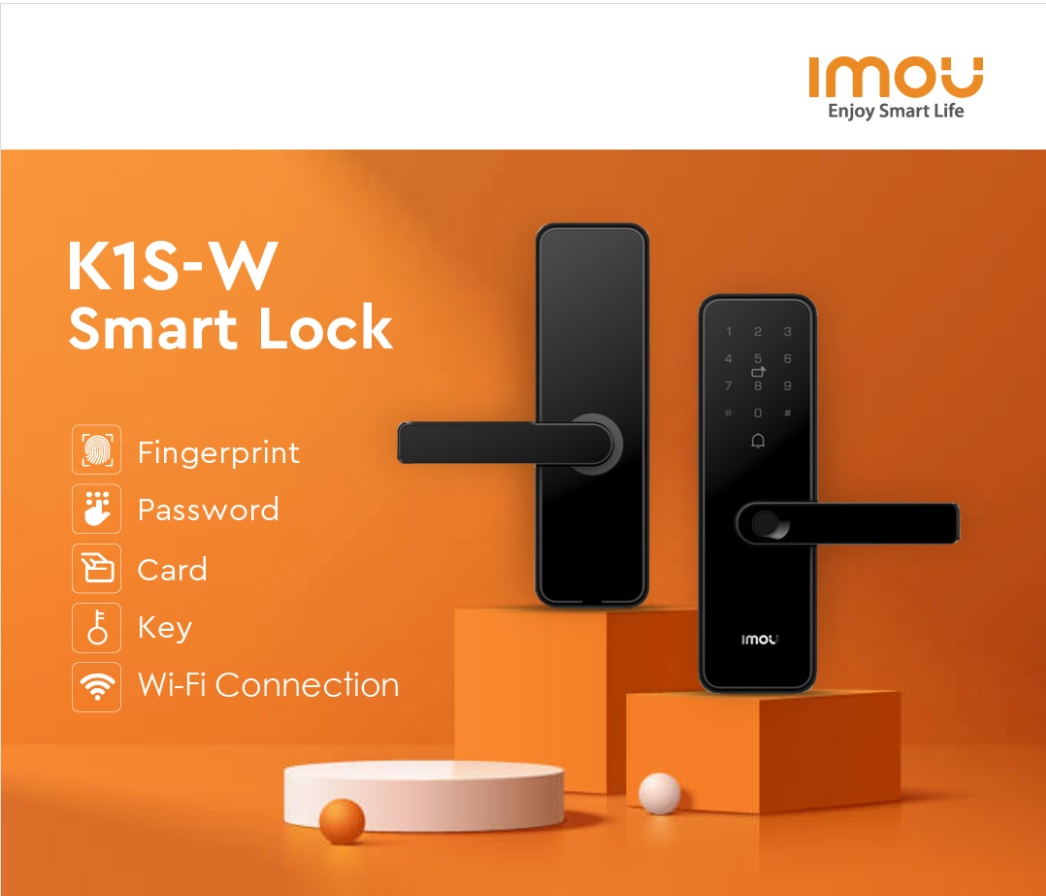 Serrure Connectée Wi-Fi Imou K1S-G-W-EN Empreinte & Code | es-online